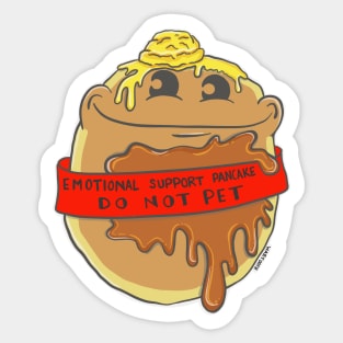 Emotional Support Pancake Sticker